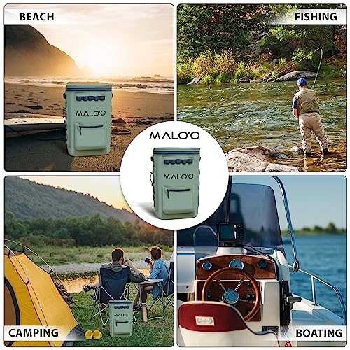 Malo'o Pro Adventure Insulated Backpack Cooler Holds 30 Cans for 48 Hours - Perfect Cooler Backpack Camping, Hiking, Fishing, Kayaking, Sports, or Beach- IceCell Technology Construction