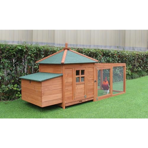 Hanover Wood Outdoor Cat House with Multi Levels, Waterproof Roof, Escape Doors, and Ledge Seating, 30.7" x 22" x 35.4", Sturdy and Weather Resistant Modern Cat Shelter for Backyard, Patio, or Lawn
