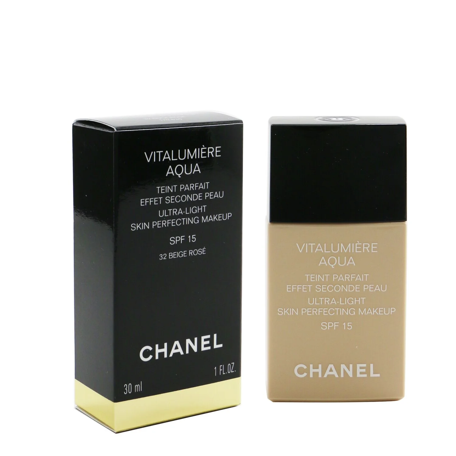 Chanel Vitalumiere Aqua Ultra Light Skin Perfecting M/U SPF15 - # 20 Beige  30ml/1oz