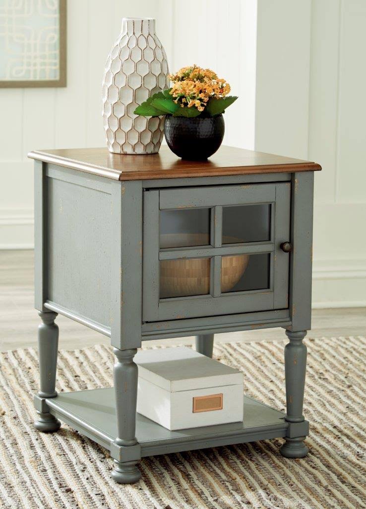 Mirimyn - Gray/Brown - Accent Cabinet