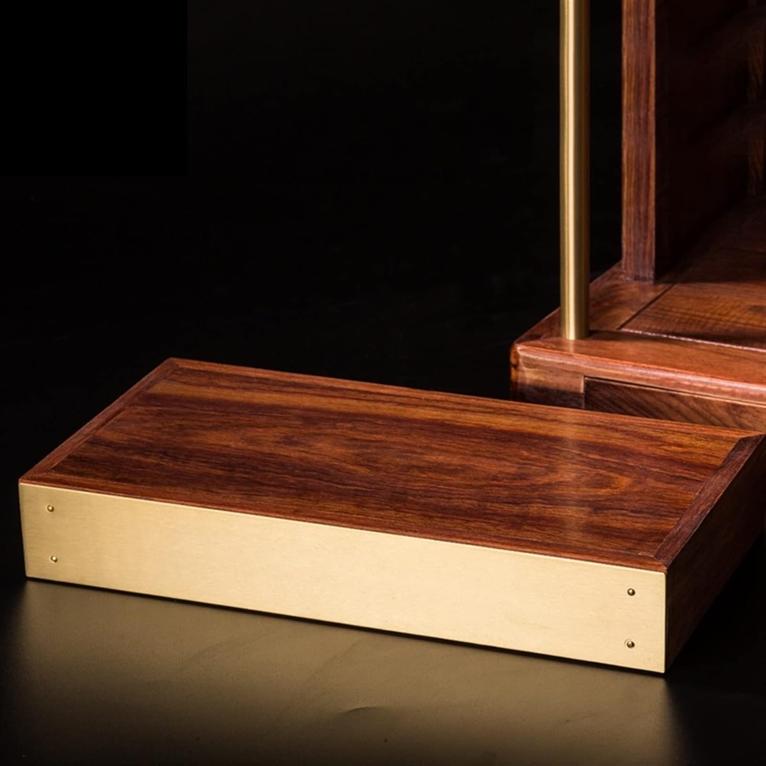 Buddha Altar Shelf Small Modern and Minimalist Household Hanging Wall Style New Chinese Style Rosewood Solid Wood Platform for Guanyin Shrine Hanging Cabinet Buddha Altar