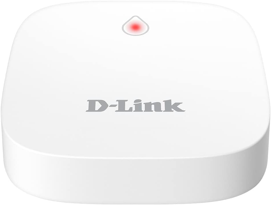 D-Link Wi-Fi Water Leak Sensor and Alarm Starter Kit, Whole Home System with App Notification, AC Powered, No Hub Required (DCH-S1621KT)