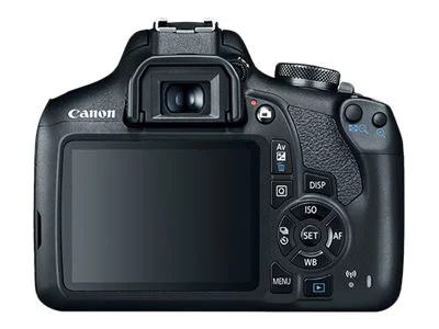 Canon EOS Rebel T7 - Digital camera - SLR - 24.1 MP - APS-C - 1080p / 30 fps - 3x optical zoom EF-S 18-55mm IS II lens - Wi-Fi, NFC - black
