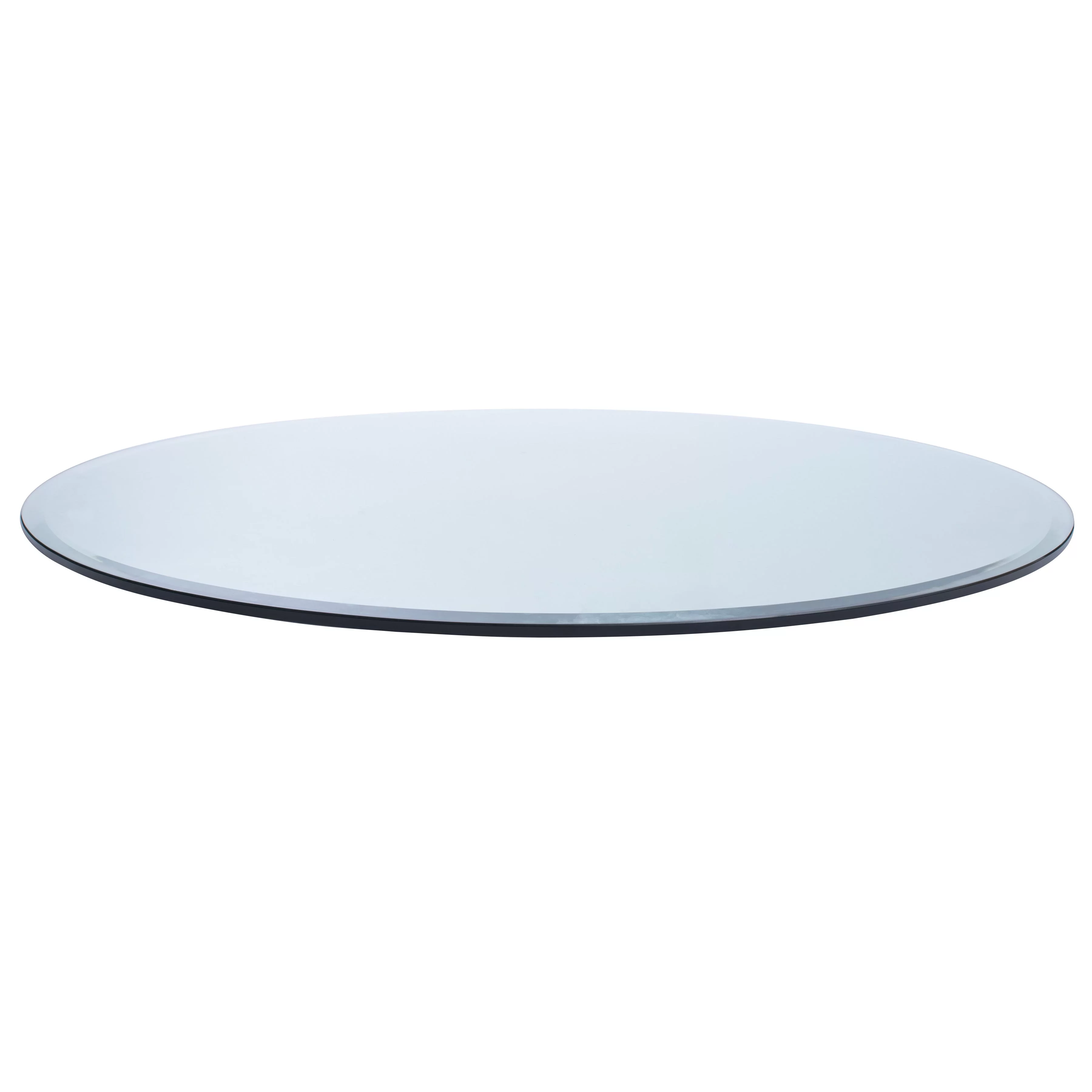 30" Round Clear Tempered Glass Table Top By Spancraft Glass