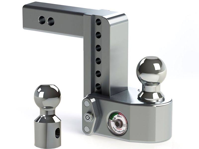 Weigh Safe 6 in. Drop Adjustable Class V Ball Mount