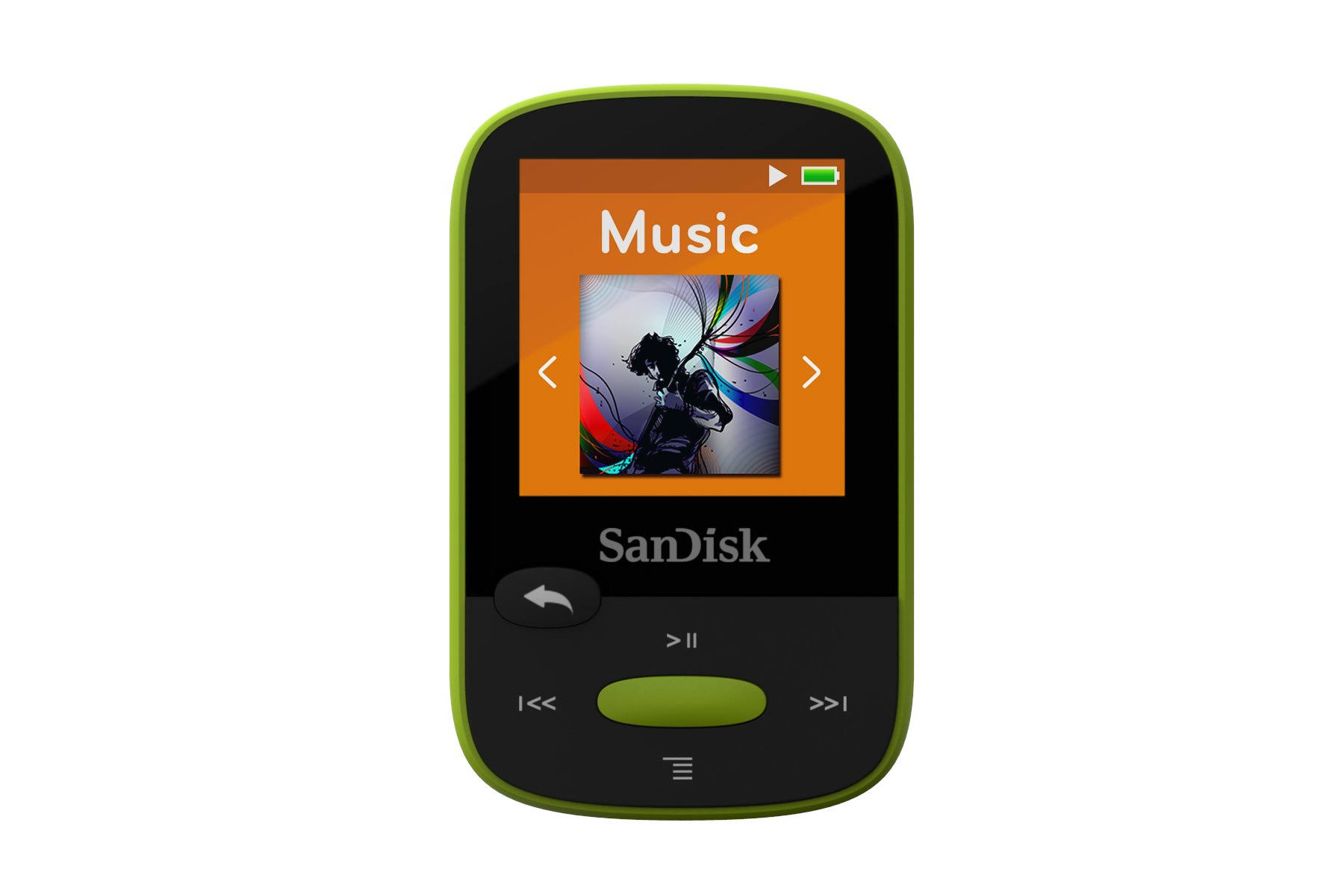 SanDisk Clip Sport MP3 Player - 8 GB - Lime