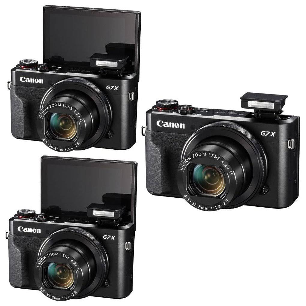 Canon G7X Mark II PowerShot 20.1MP Digital Camera Black with Accessory