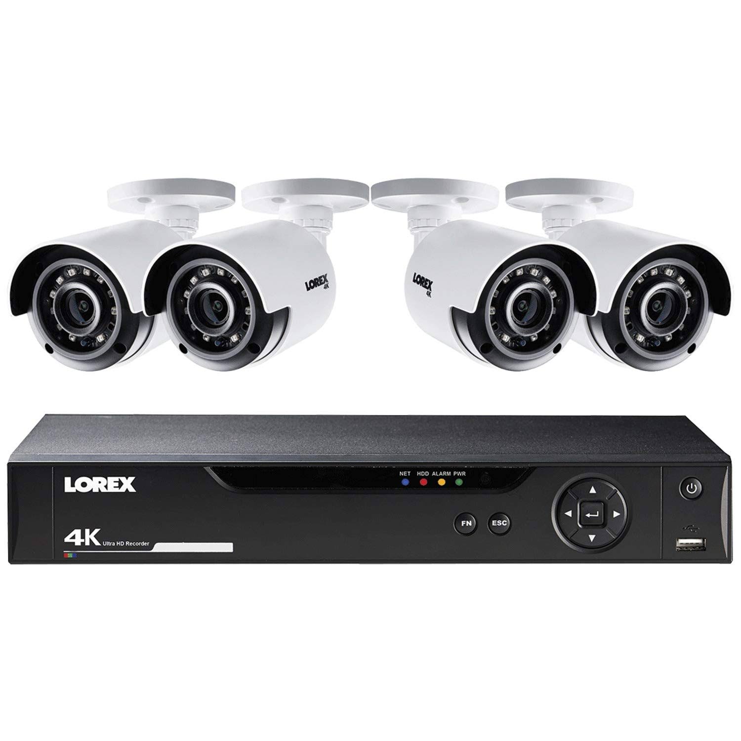 Lorex LHV51081T4KB 8-Channel DVR with 4 Outdoor cameras Night Vision - 1 TB