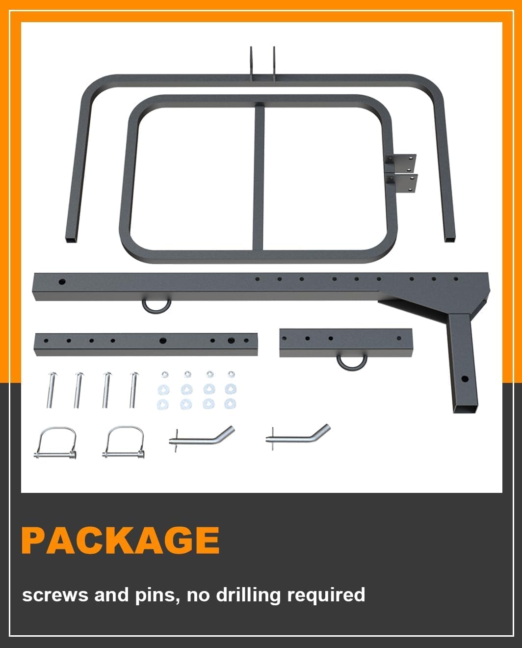 Upgraded Kayak Rack for RV Truck SUP Vertical Kayak Rack