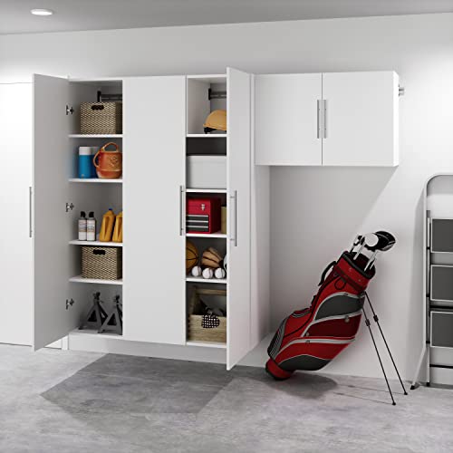 Prepac HangUps Upper Storage Cabinet - Elegant and Spacious Wall Cabinets to Maximize Your Storage, 36" Size, Classic White Finish