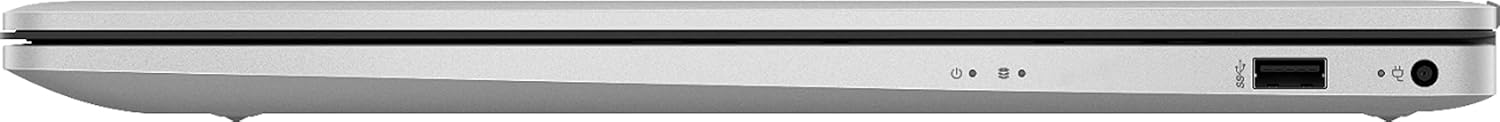 HP 17.3 FHD Laptop, AMD Ryzen 5 5500U (Beat i5-10500) 6-Core up to 4.0GHz, 8GB RAM, 256GB NVMe SSD, USB-C, Numeric Keypad, Fingerprint, HDMI, Webcam, WiFi, Win 10S, Natural Silver