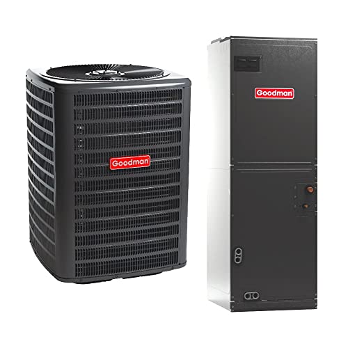Goodman 15.2 SEER2 High-Efficiency Split System Air Conditioner and Multi-Positional Multi-Speed Air Handler with Internal TXV