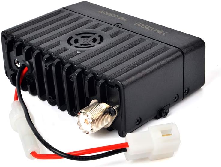 HYS TW898UV 25W Transceiver 136-174Mhz 400-470Mhz Dual Band 2Meter 70CM UHF/VHF 199CH CTCSS DCS Car Mobile Vehicle 2-Way Ham Radio + Program Cable and Software+ Tri Band Telescopic Antenna