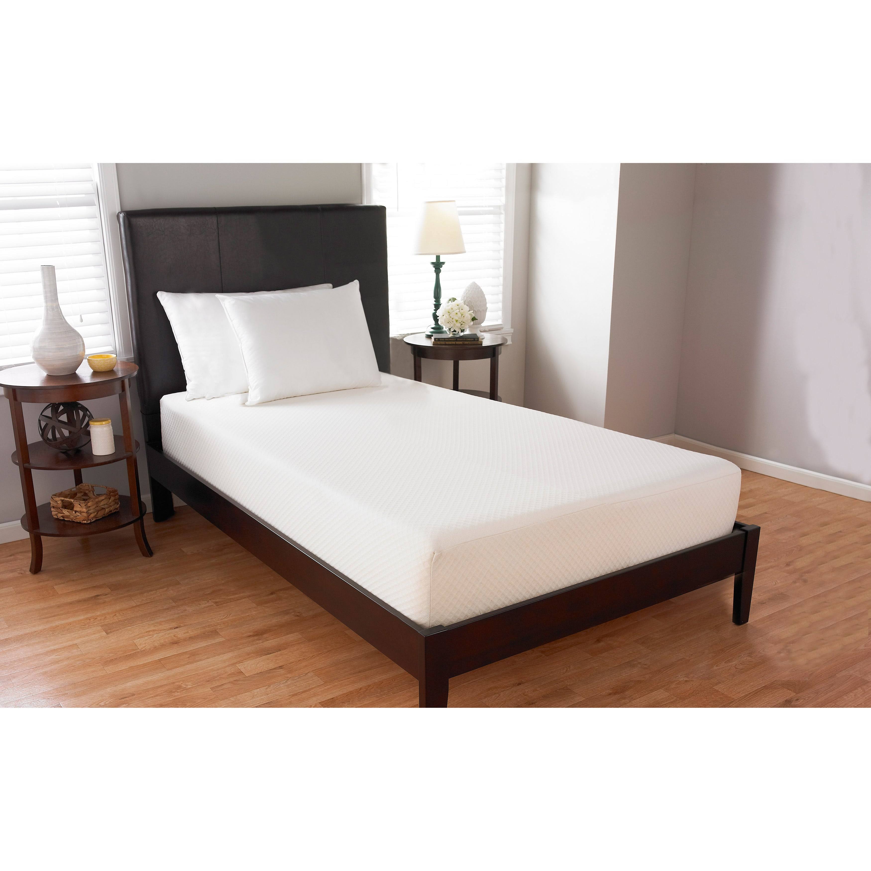 Splendorest Serene Performance 10-Inch Foam Mattress - Twin - Firm