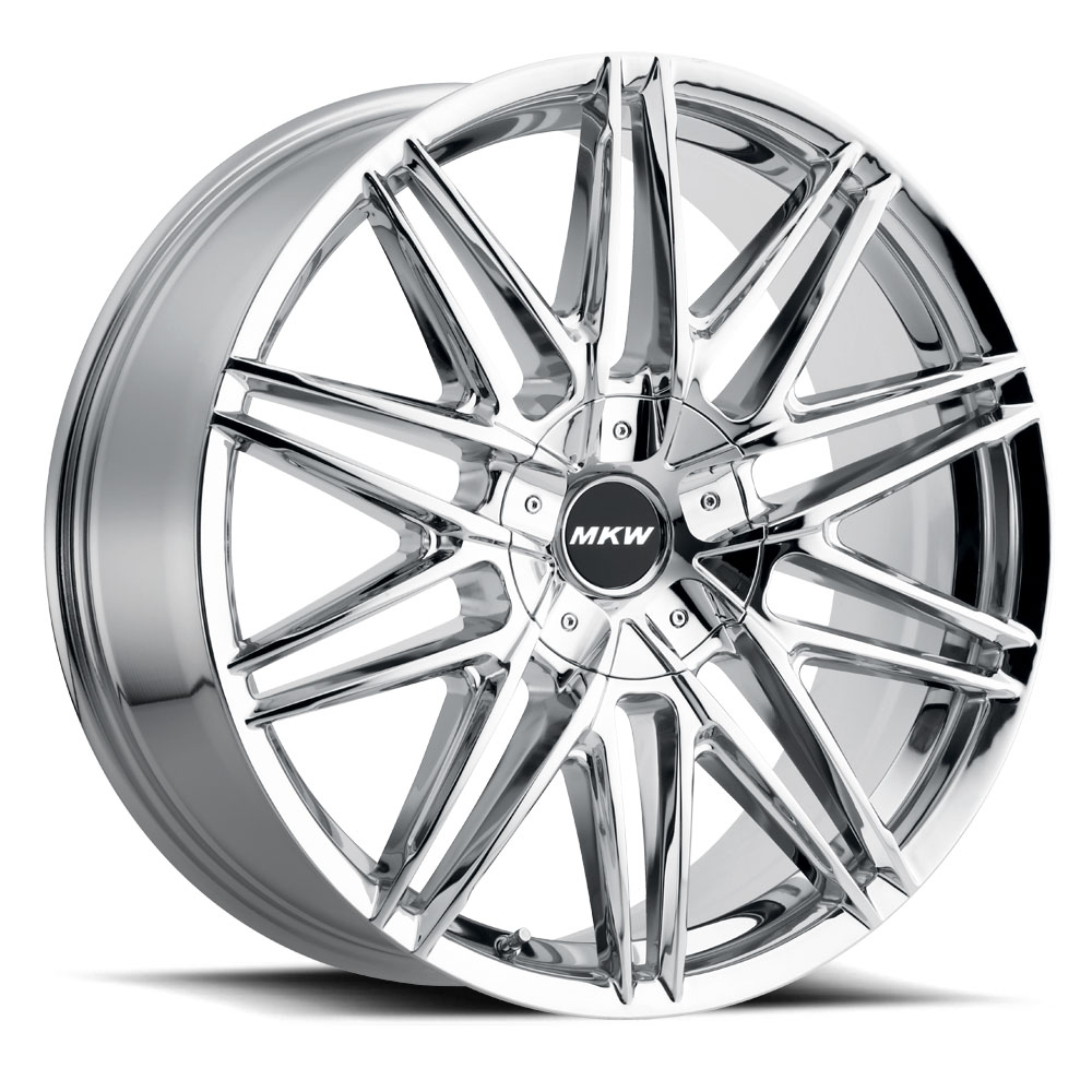 20x8.5 MKW M124 Chrome Wheel 5x115/5x120 (18mm)