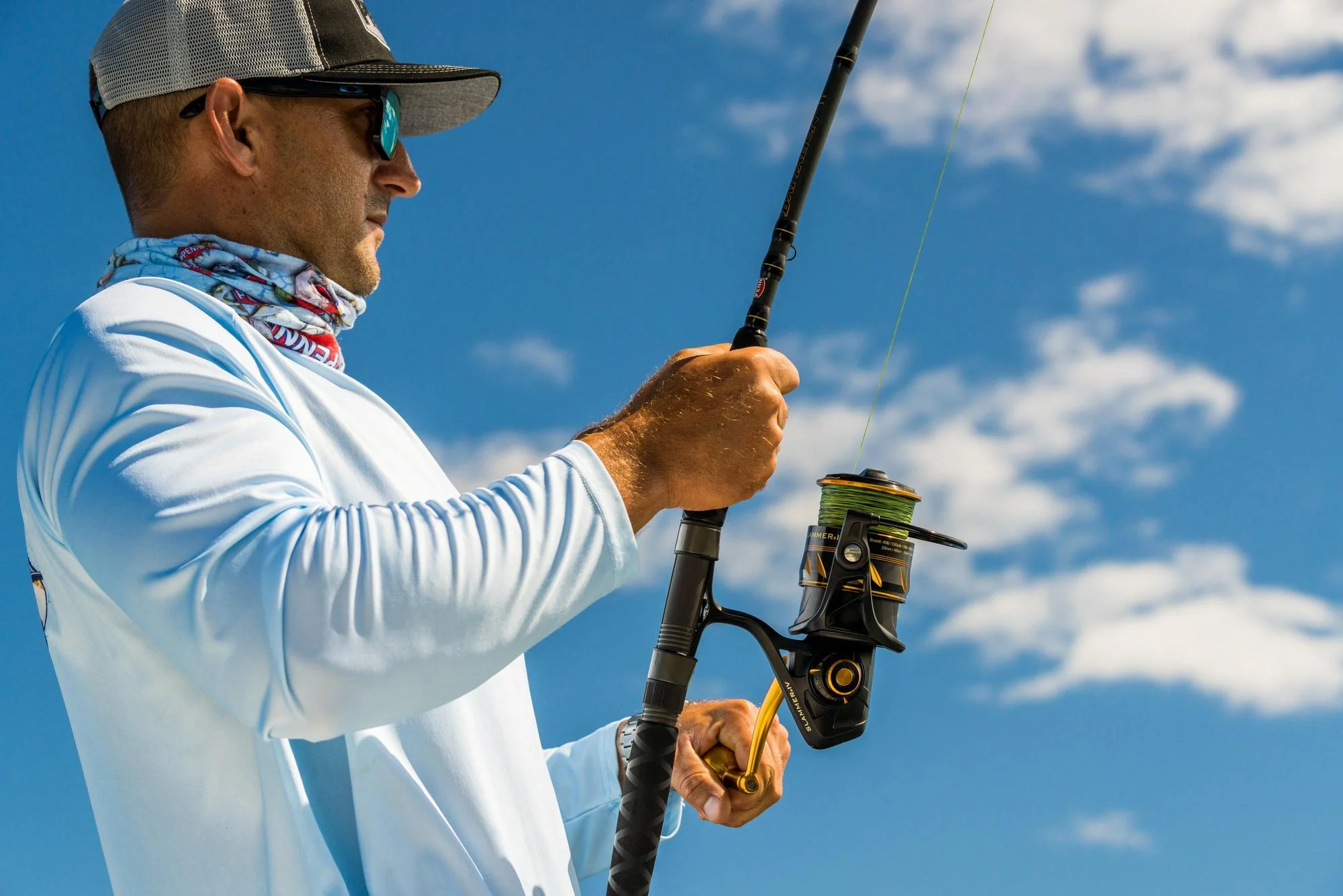 PENN Slammer IV Spinning Reel, Size 4500, 7.0:1 Gear Ratio