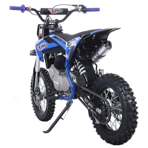 X-PRO Storm 125cc Zongshen Engine Kids Dirt Bike Pit Bike Youth Dirt Pit Bike with 4-Speed Manual Transmission,Big 14"/12" Tires!