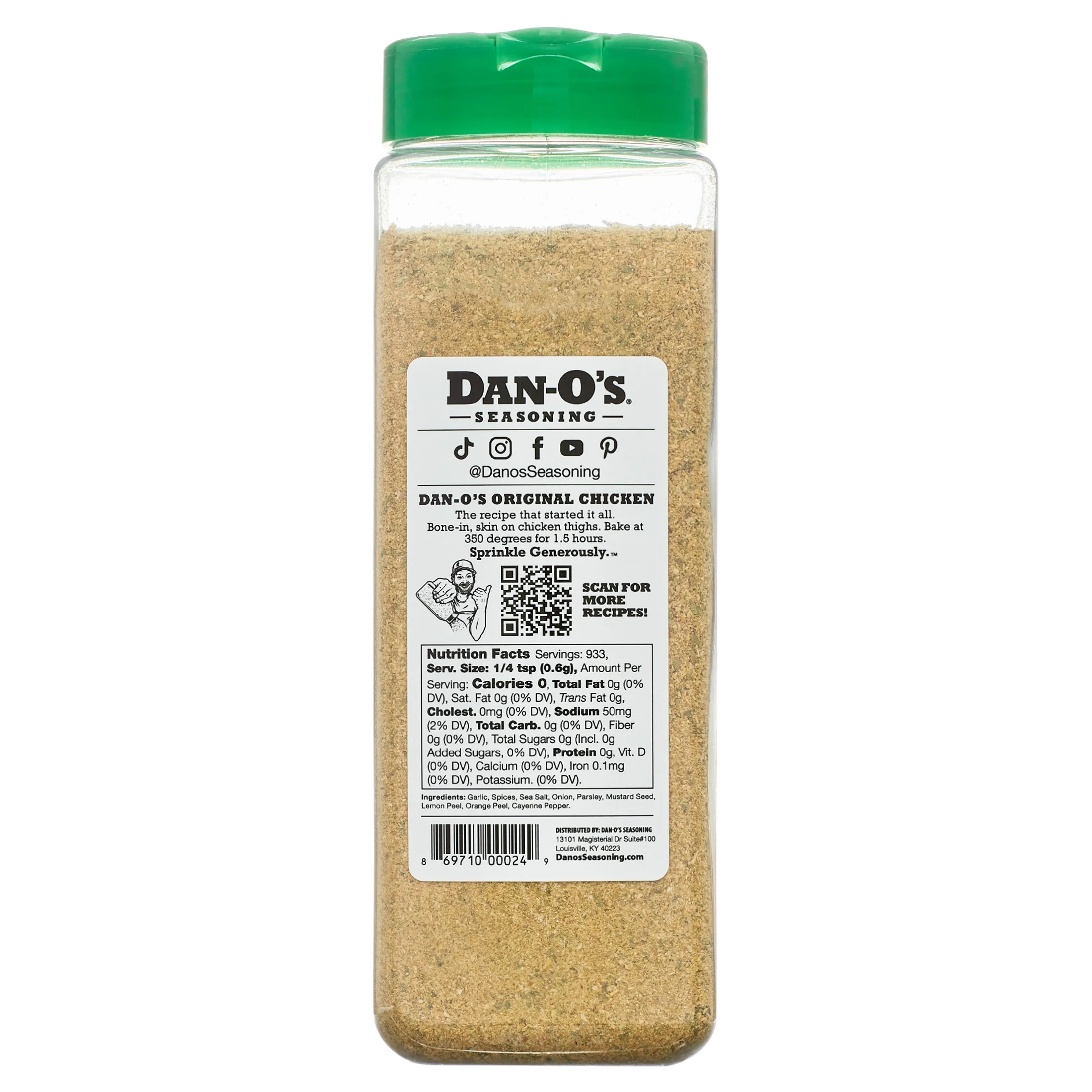 Dan-O's Original Seasoning -20oz