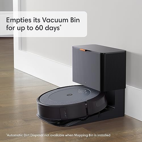 iRobot Roomba i3+ EVO (3550) Self-Emptying Robot Vacuum – Now Clean by Room with Smart Mapping, Empties Itself for Up to 60 Days, Works with Alexa, Ideal for Pet Hair, Carpets​, Roomba i3+