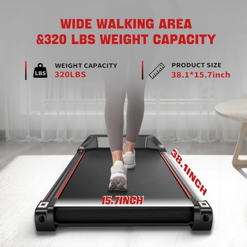 Sperax Walking Pad,Under Desk Treadmills for Home,340 Lbs Capacity,3 in 1 Portable Treadmill