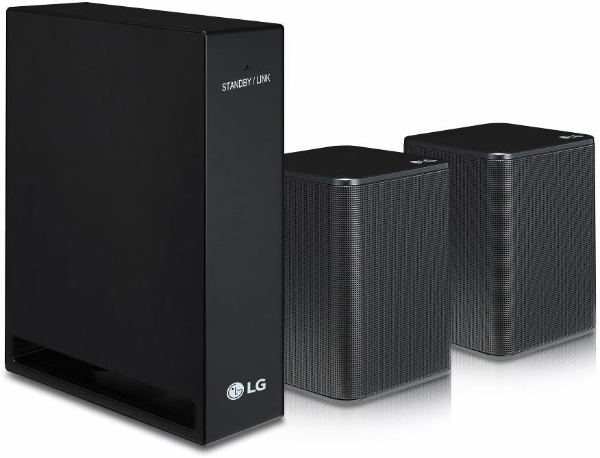 LG SN6Y 5.1 ch Full Surround Sound Wireless Expansion 560W Bundle 3.1ch High Res Audio Sound Bar w/DTS Virtual:X + 2.0 ch SPK8-S Rear Speaker Kit + Subwoofer + 2X Deco Gear HDMI Cable + Mount & More