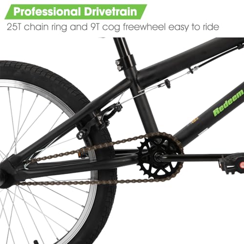 Hiland 20 inch Freestyle Kids BMX Bike,Beginner-Level to Advanced Riders with 360 Degree Gyro & 4 Pegs, Kids' Bicycles for Boys,Girls,Youth Multiple Colors
