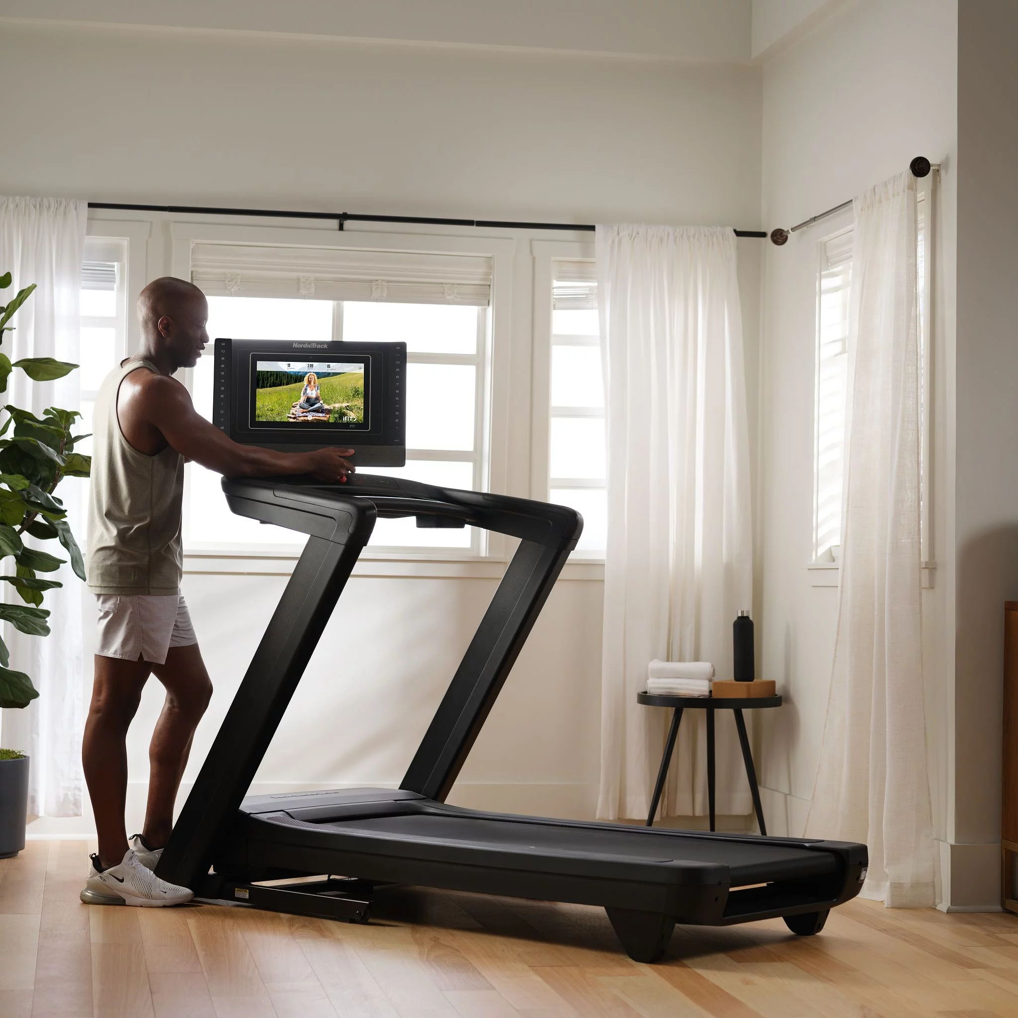 NordicTrack Commercial Series 1750; iFIT-enabled Treadmill for Running and Walking with 14” Pivoting Touchscreen