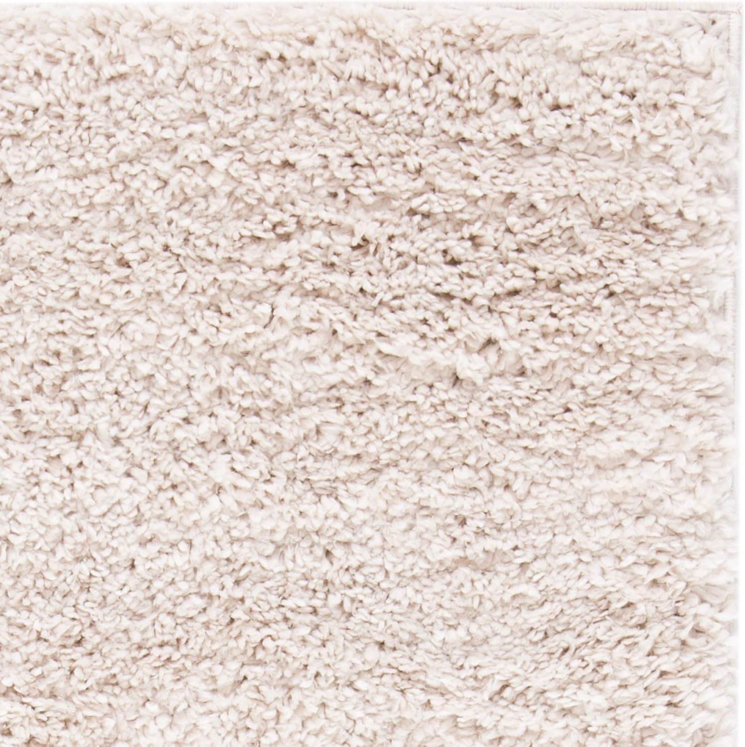 SAFAVIEH August Shag Collection X-Large Area Rug - 12' x 15', Beige, Solid Design, Non-Shedding & Easy Care, 1.2-inch Thick Ideal for High Traffic Areas in Living Room, Bedroom (AUG900D)