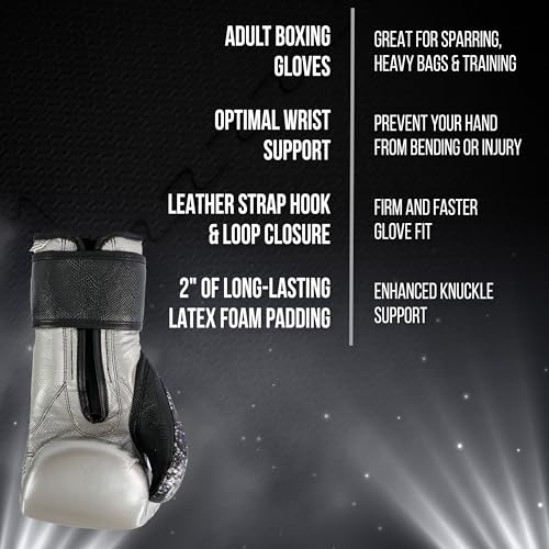 CLETO REYES Training Boxing Gloves with Hook and Loop Closure for Sparring and Heavy Punching Bags, Men and Women, MMA, Kickboxing, Muay Thai