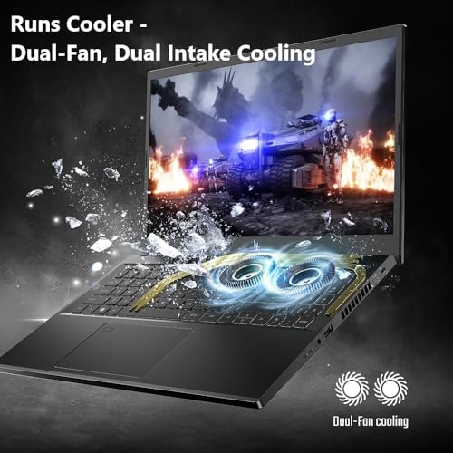 acer 2024 Newest Nitro V 15 Gaming Laptop, 15.6" 144Hz FHD IPS Display, Intel 10-Core i7-13620H, NVIDIA GeForce RTX 4060, 32GB DDR5 RAM, 1TB SSD, Microsoft Office Lifetime License & Windows 11 Pro