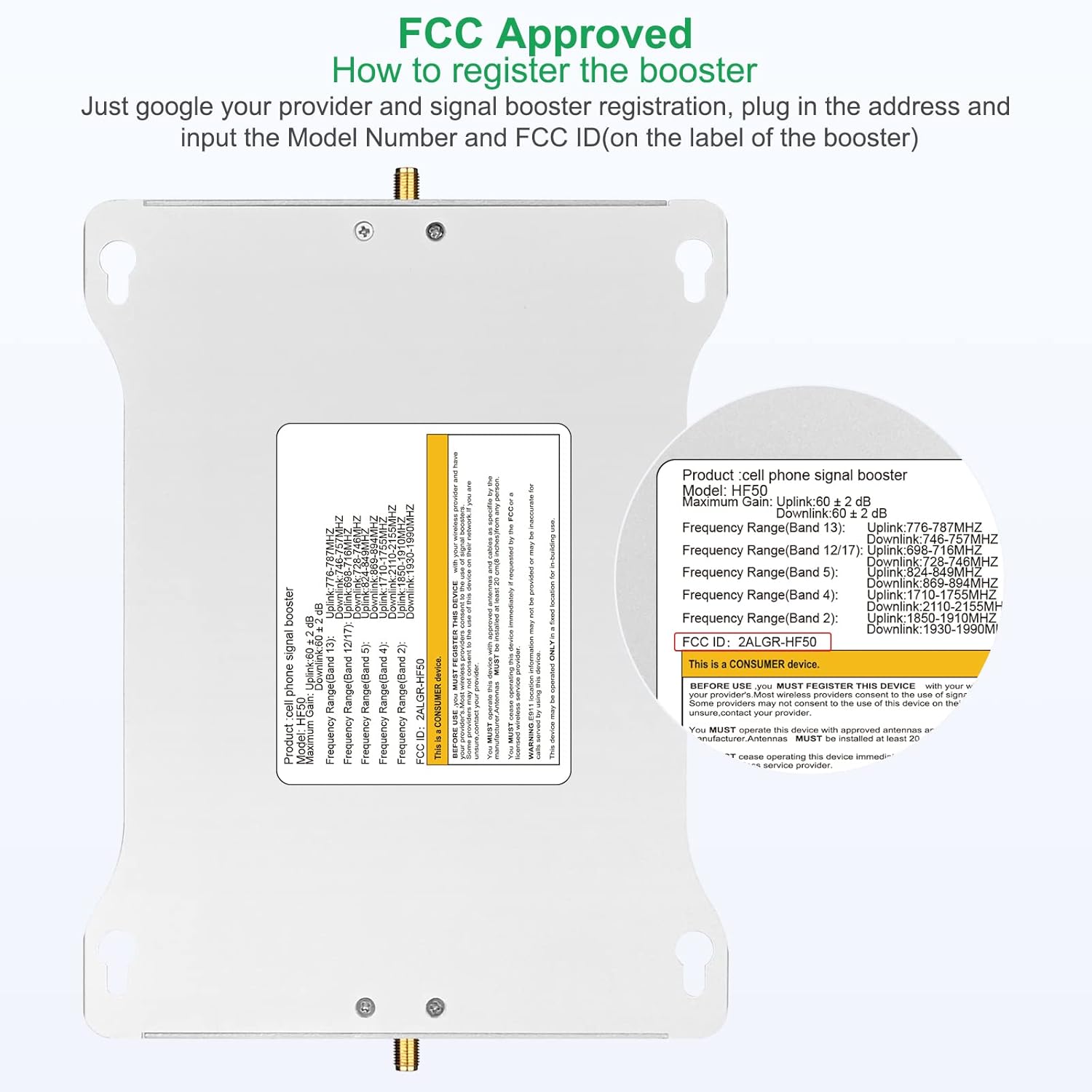 Verizon Home Cell Phone Booster AT&T Signal Booster for Cell Phone Boosts 4G LTE & 5G up to 6,000 sq ft for All U.S. Carriers, Cell Phone Booster Verizon Signal Booster ATT Cell Booster for Home