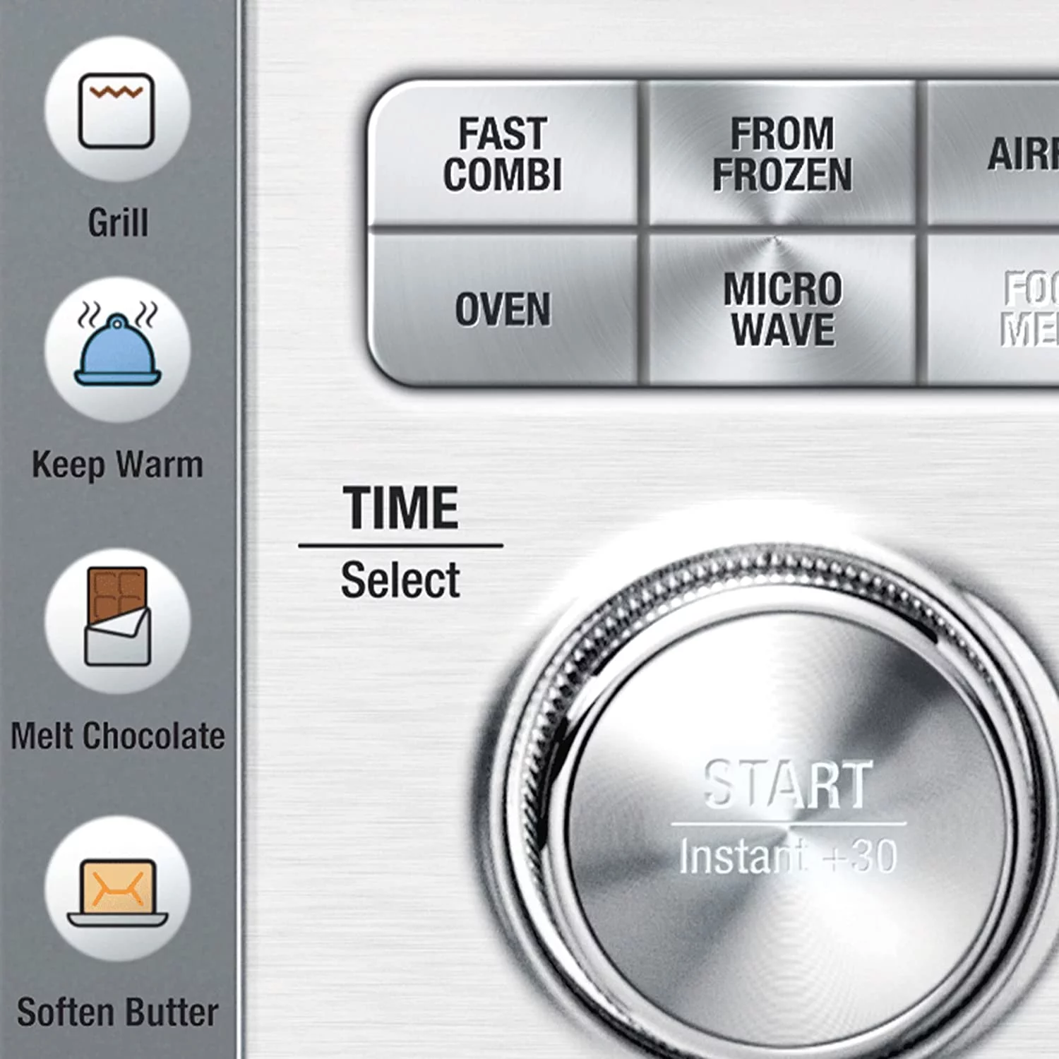 Breville Combi Wave 3-in-1 Microwave, Air Fryer, and Toaster Oven, Brushed Stainless Steel