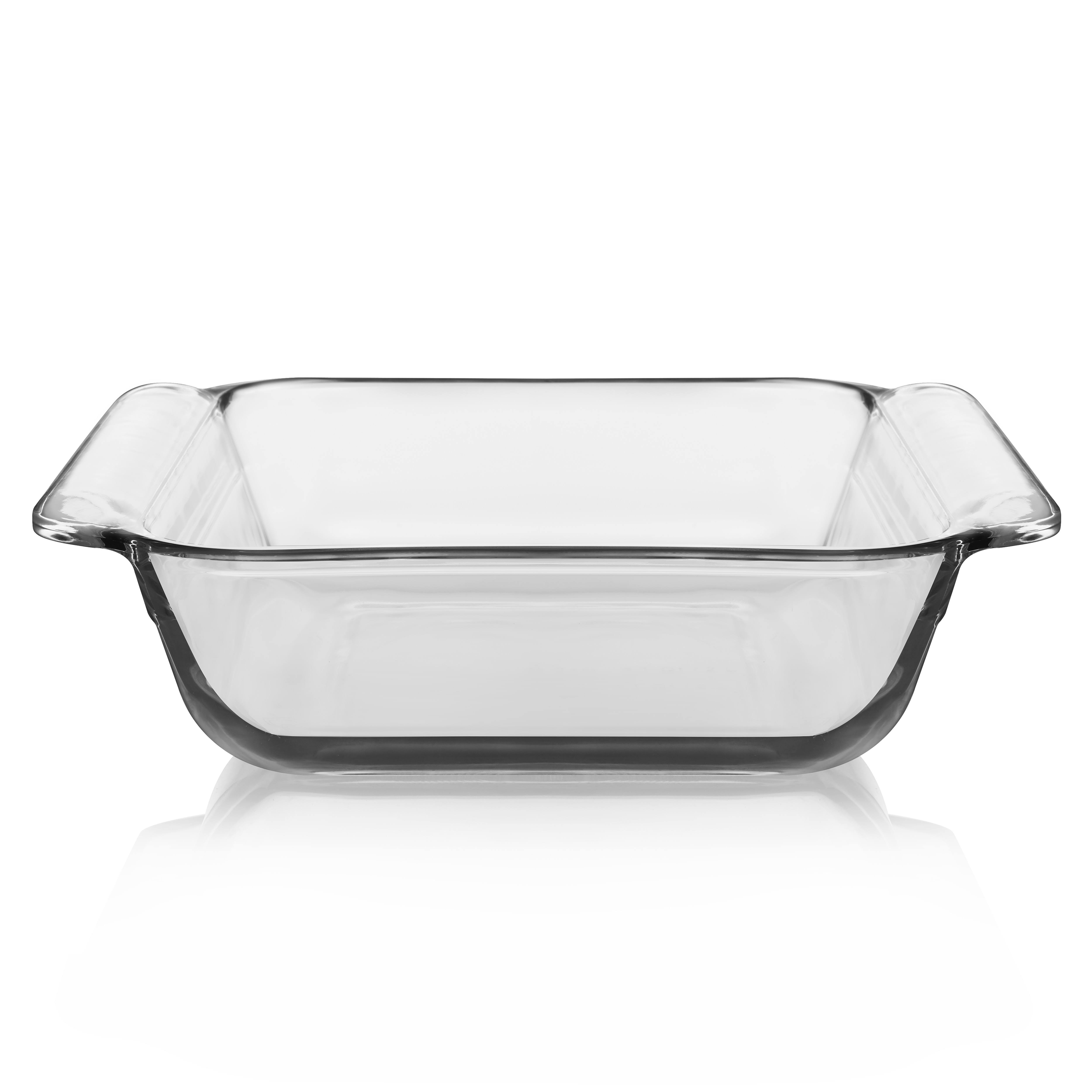 Libbey Baker&s Premium 6-Piece Glass Casserole Baking Dish Set with 2 Covers