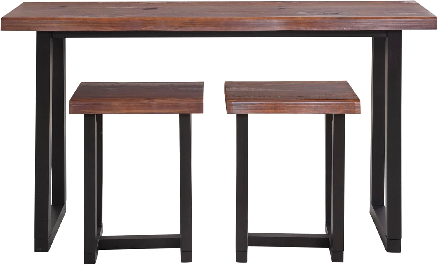 Jennings - Live Edge Bar Table - Brown