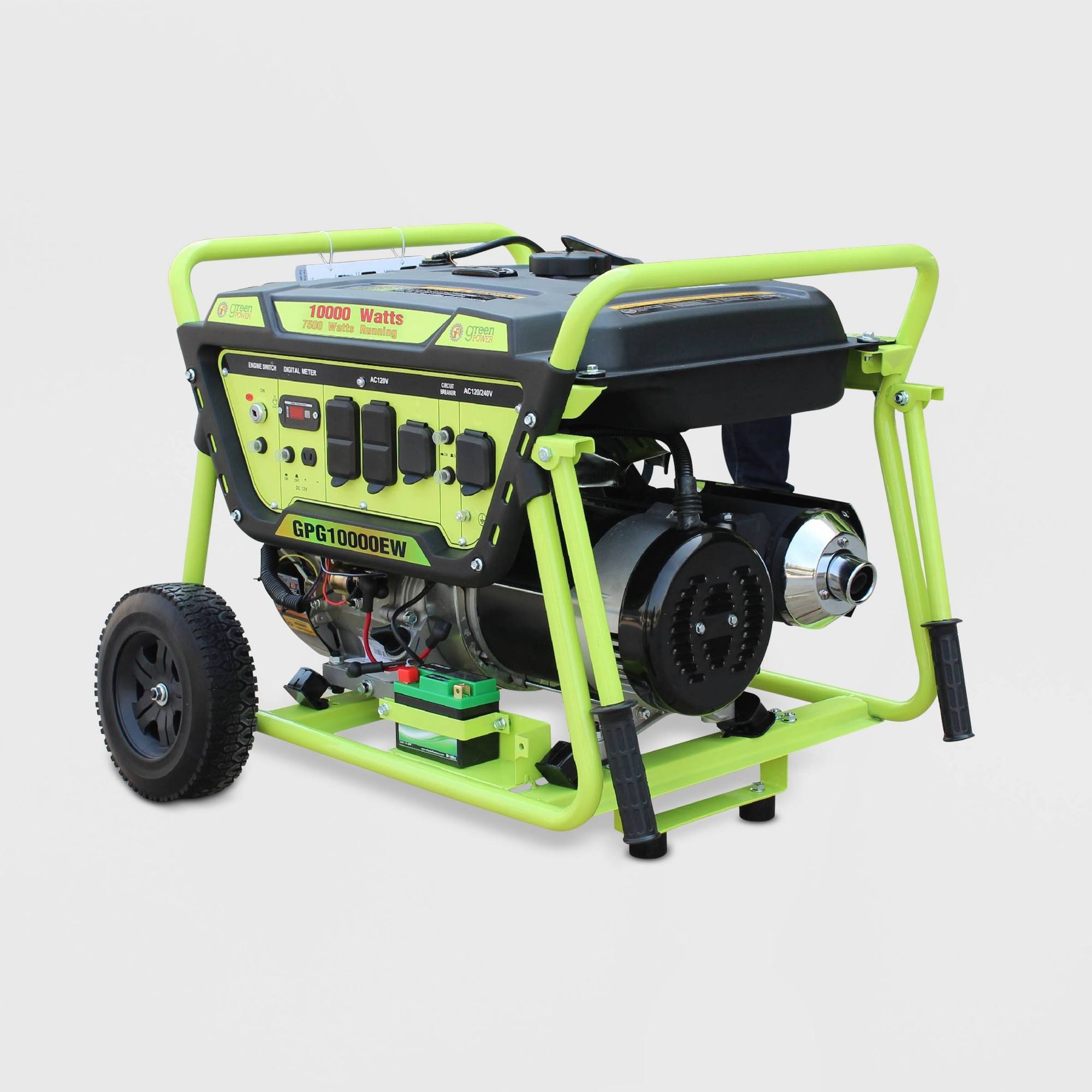 Green-Power America GPG10000EW 10000W Pro Electric Start Portable Generator