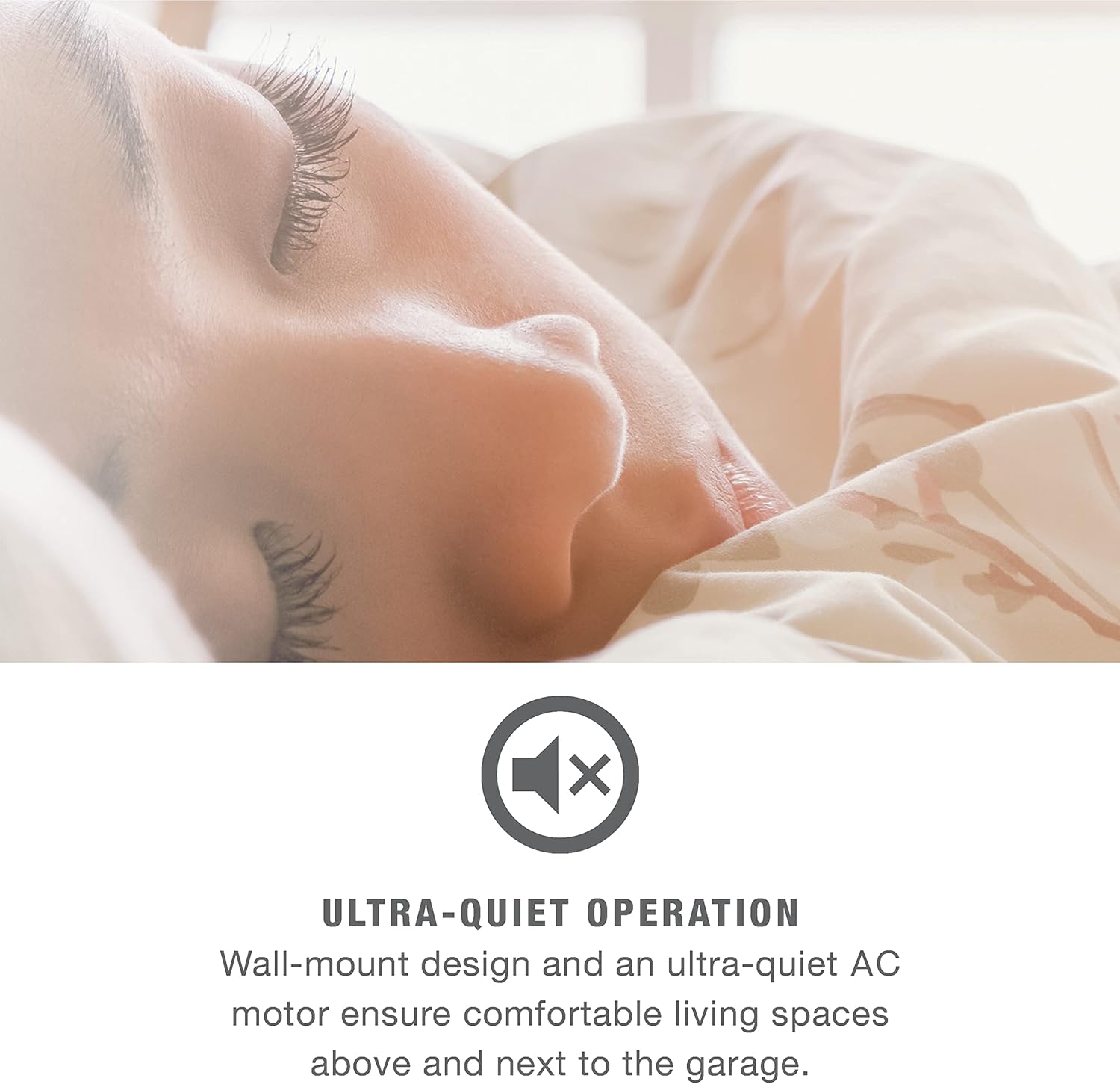 Open Solutions Liftmaster 8155W, 0.5 HP AC Motor Garage Door Operator, WiFi Control, Multi Function Control Panel, Smartphone Compatible, Advanced Security, Gray