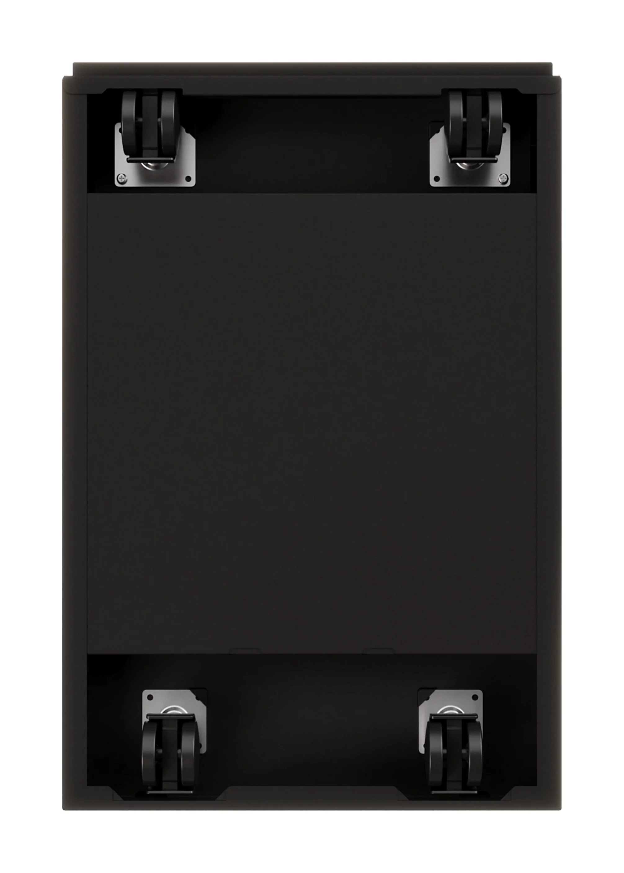 Hirsh 23" Deep Mobile Pedestal File Cabinet 3 Drawer Box-Box-File, Letter Width, Black