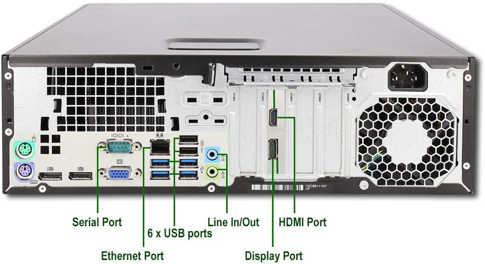 HP 800 G1 Small Form Computer Desktop PC, Intel Core i5 3.2GHz Processor, 16GB Ram, 512GB M.2 SSD,Keyboard & Mouse, WiFi | Bluetooth, HDMI, NVIDIA GeForce GT 1030 2GB DDR5, Windows 10 (Renewed)