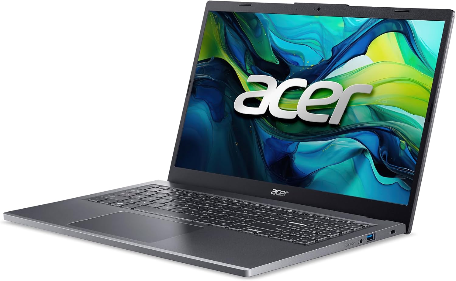 Acer Aspire 15 Laptop | 15.6" Full HD 1920 x 1080 IPS | Intel Core 5 processor 120U | Intel Graphics | 16GB LPDDR5 | 512GB Gen4 SSD | Wi-Fi 6E | AI PC | Copilot Key | Backlit Keyboard | A15-51M-59QV