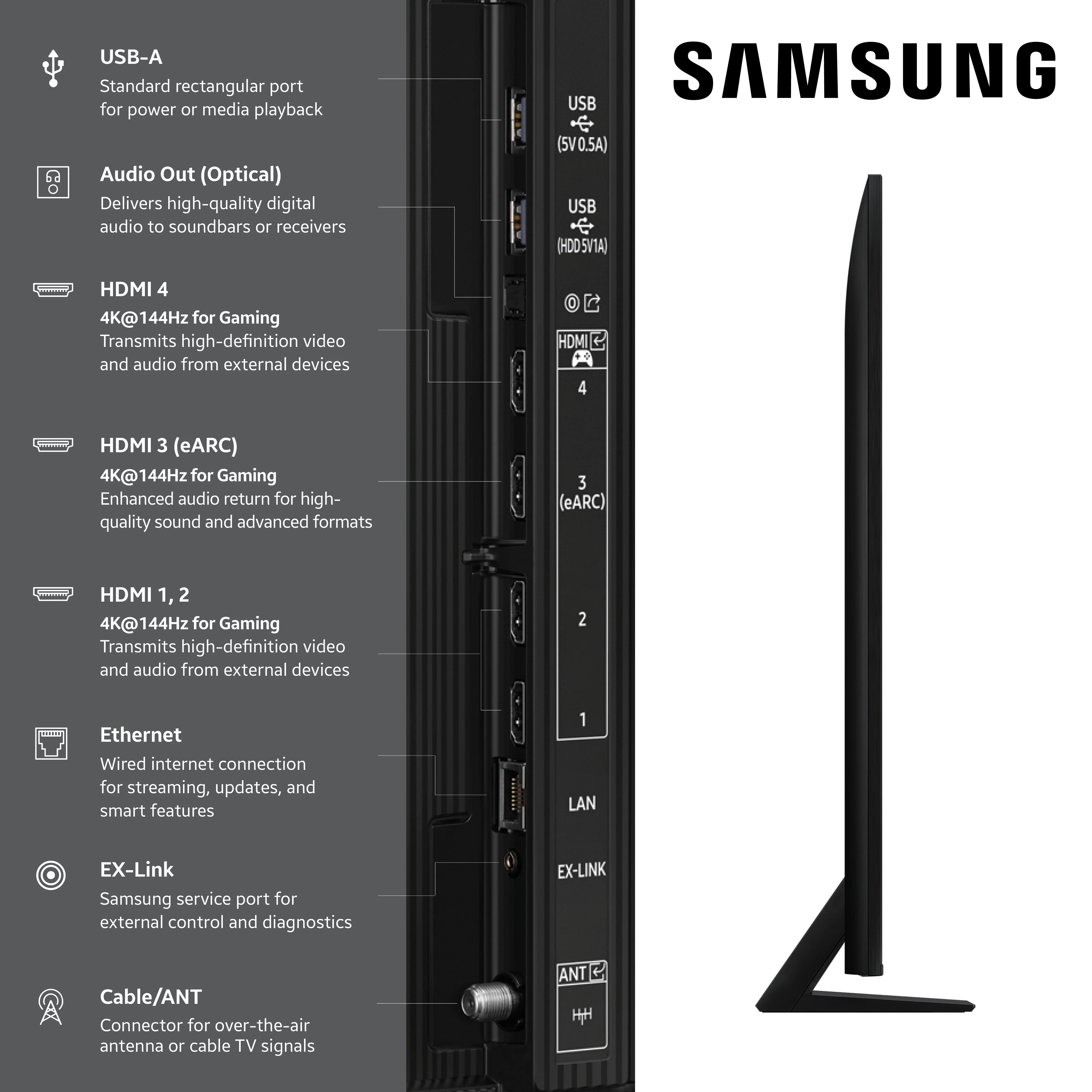 Samsung 100" Class Neo QLED 4K QN80F Samsung Vision AI Mini LED Smart TV 2025 - QN100QN80FFXZA