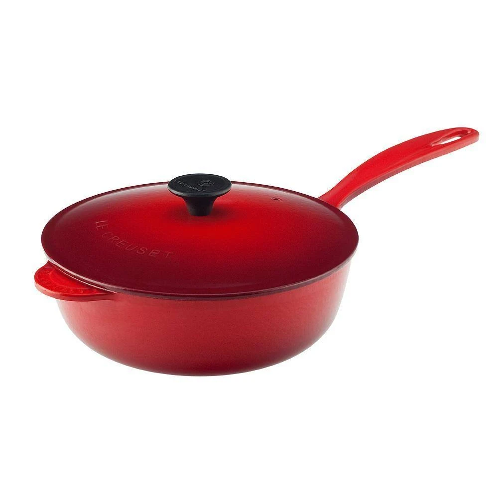 Le Creuset 2.25-Quart Cast Iron Saucier Pan - Flame