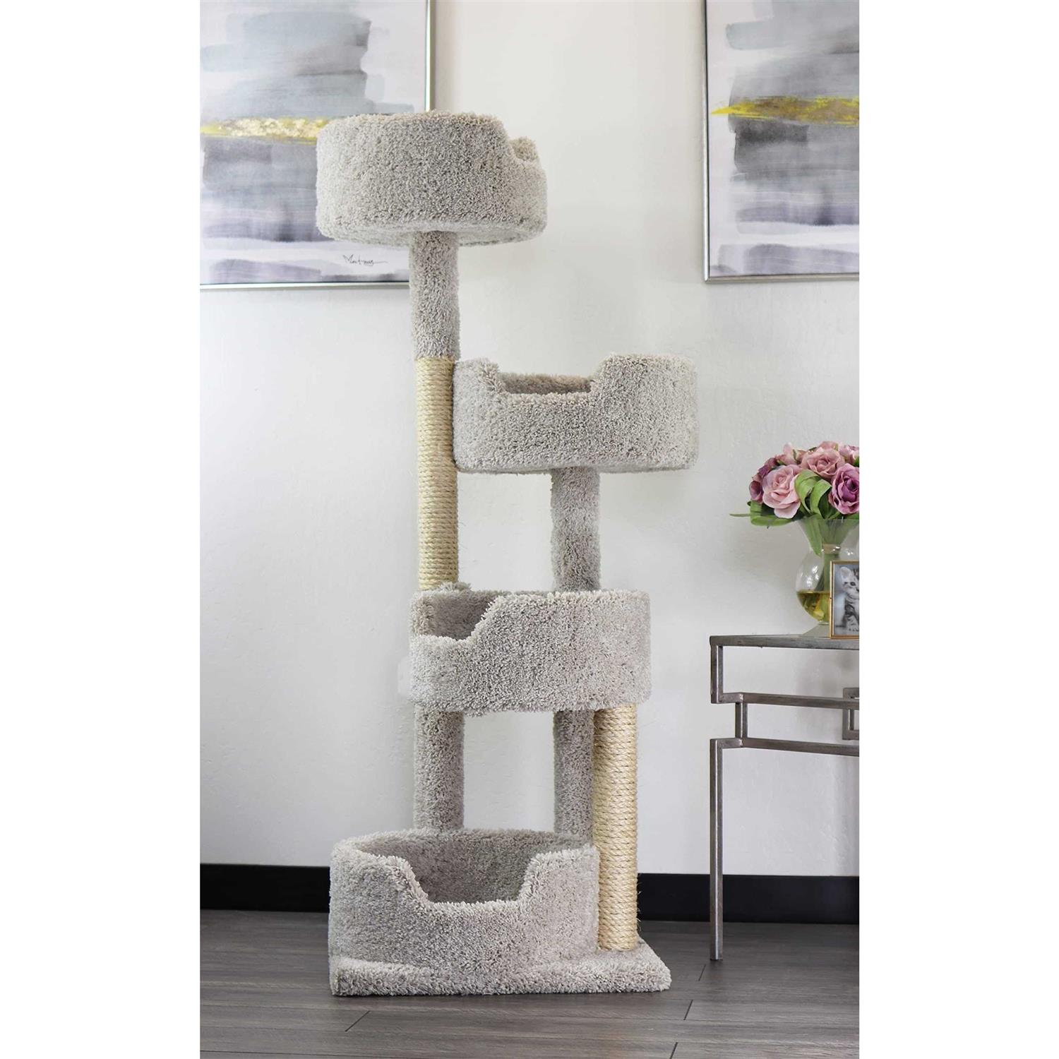 New Cat Condos Multi-Level Cat Tower - Pet Supplies online store