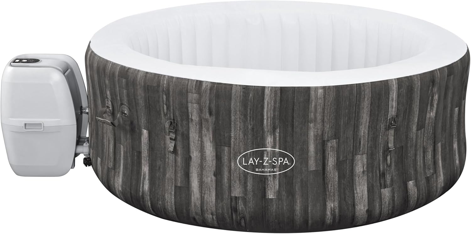 Lay-Z-Spa Bahamas Signature AirJet Inflatable Hot Tub Spa 2-4 Person