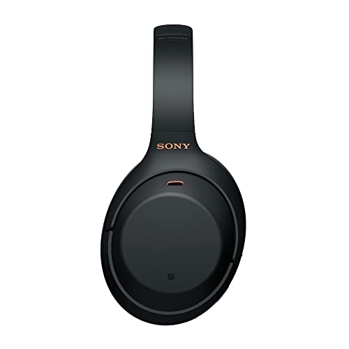 Sony WH1000XM3 Noise Cancelling Headphones, Wireless Bluetooth Over the Ear Headset – Black (2018 Version)