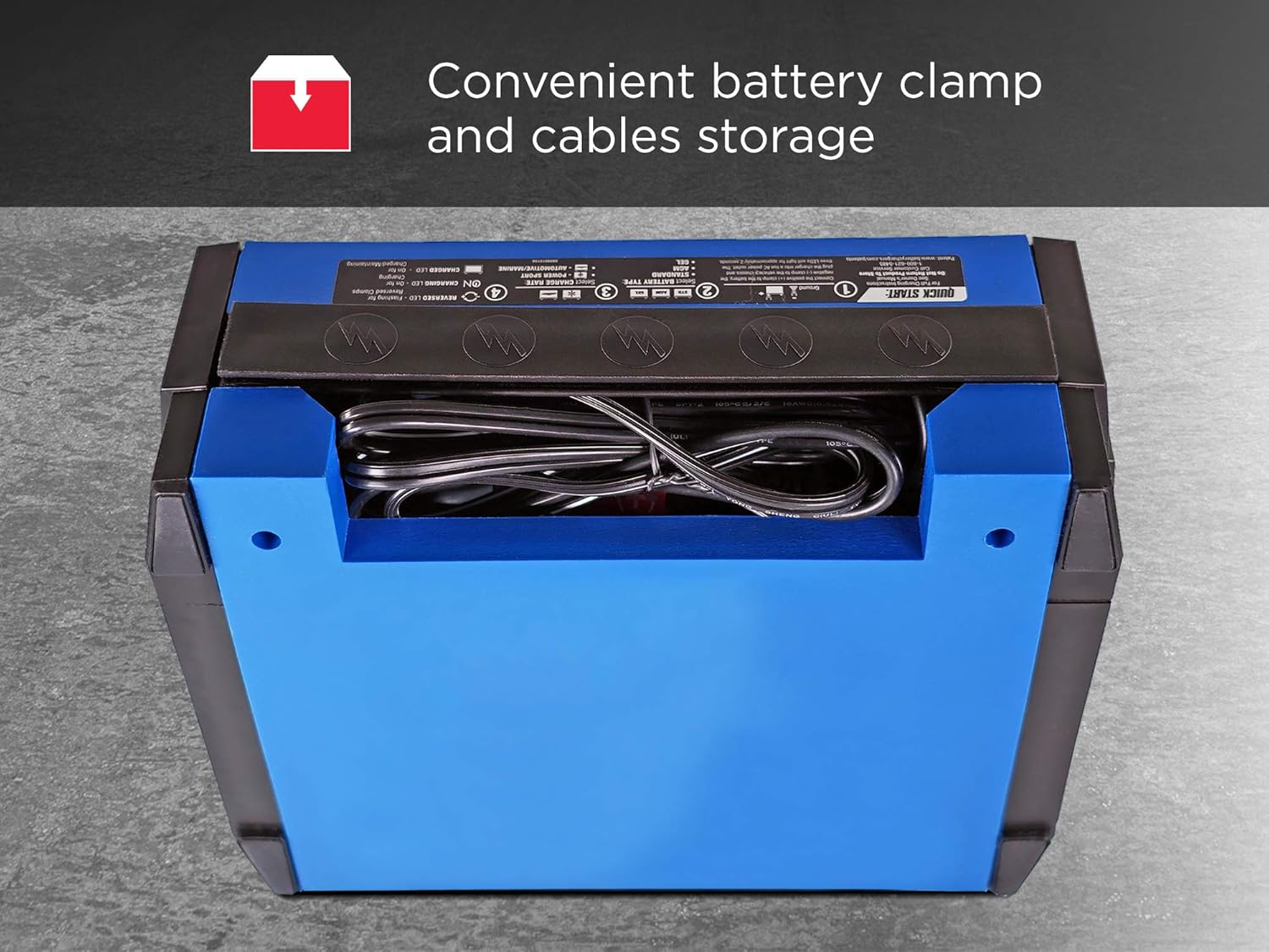 Schumacher SC1359 Fully Automatic Battery Charger, Maintainer, and Auto Desulfator with Battery Detection - 15 Amp/3 Amp, 6V/12V - For Cars, Trucks, SUVs, Marine, RVs