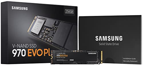 SAMSUNG 970 EVO Plus SSD 1TB NVMe M.2 Internal Solid State Drive w/ V-NAND Technology, Storage and Memory Expansion for Gaming, Graphics w/ Heat Control, Max Speed, MZ-V7S1T0B/AM