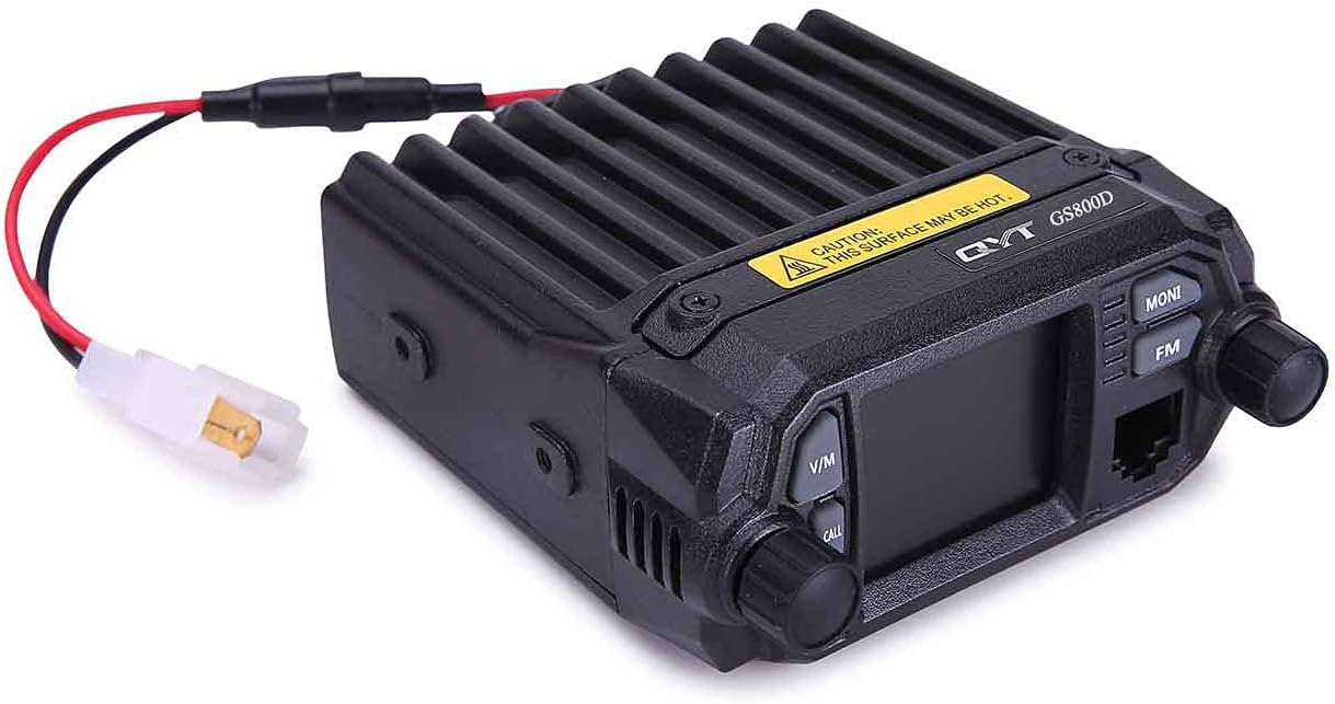 GMRS Mobile Radio 20 Watt QYT GS800D GMRS Repeater Channels Two-Way Radio Dual Band Scanning Receiver VHF136-174 / UHF 400-470mhz, NOAA Weather Long Range Walkie Talkie