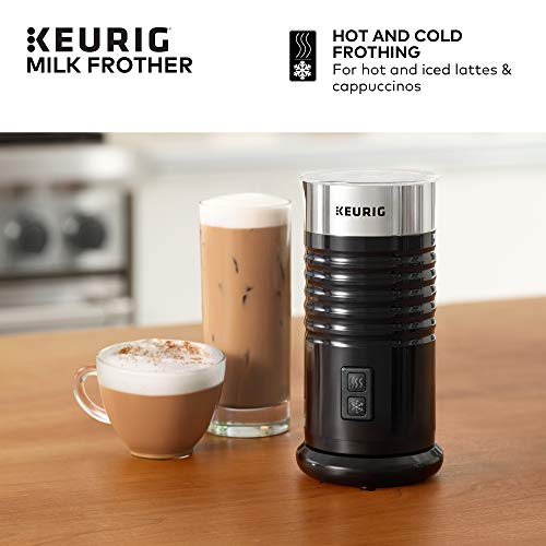 Keurig K-Supreme Gray Single Serve Coffee Maker Milk Frother for Hot and Cold Milk Foam