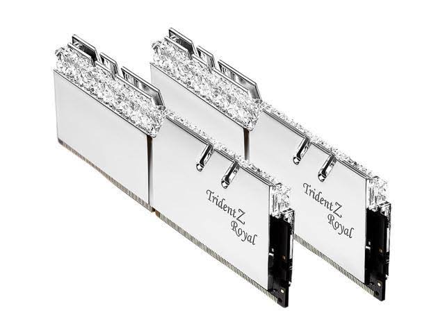G.SKILL Trident Z Royal Series 32GB (2 x 16GB) 288-pin DDR4 SDRAM DDR4 3600 Desktop Memory Model F4-3600c19d-32gtrs