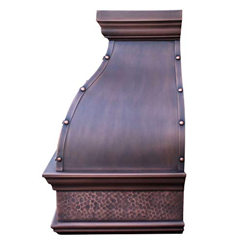 Copper Range Hood with Professional Liner and Internal Motor Sinda H25SL-1